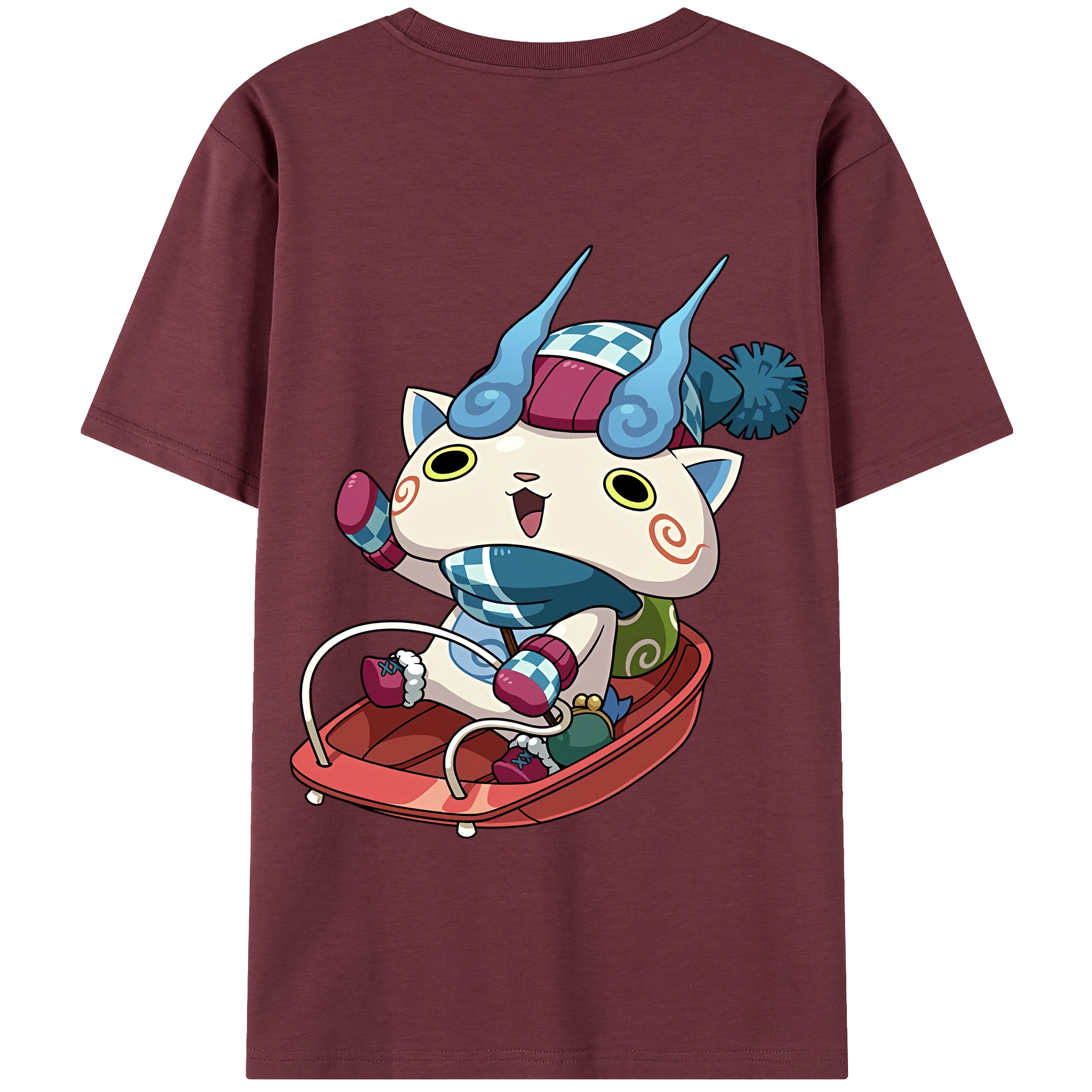 （画像用） 妖怪ウォッチ Yo-kai Watch 綿100％半袖Tシャツ（背面プリント）